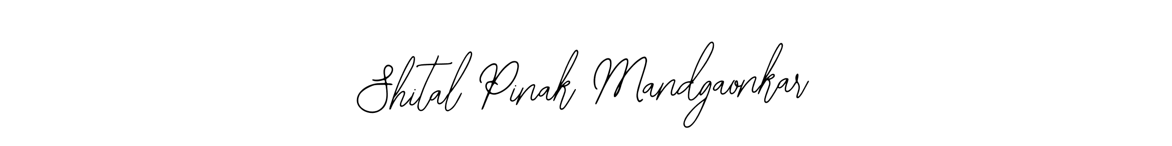 Use a signature maker to create a handwritten signature online. With this signature software, you can design (Bearetta-2O07w) your own signature for name Shital Pinak Mandgaonkar. Shital Pinak Mandgaonkar signature style 12 images and pictures png