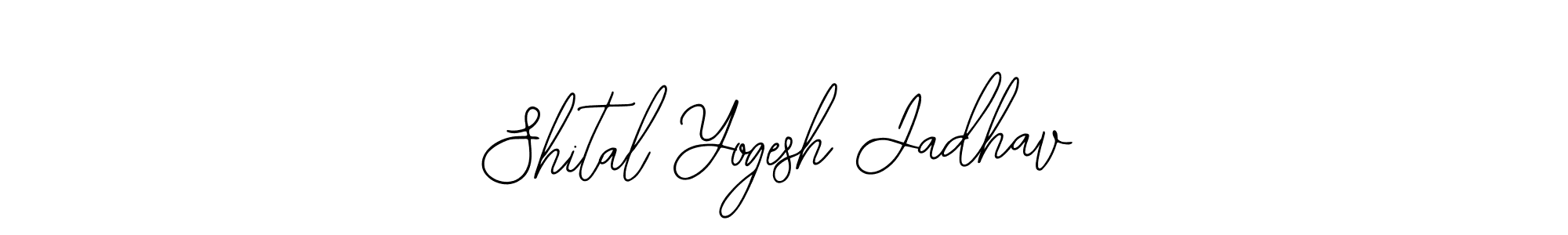 Create a beautiful signature design for name Shital Yogesh Jadhav. With this signature (Bearetta-2O07w) fonts, you can make a handwritten signature for free. Shital Yogesh Jadhav signature style 12 images and pictures png