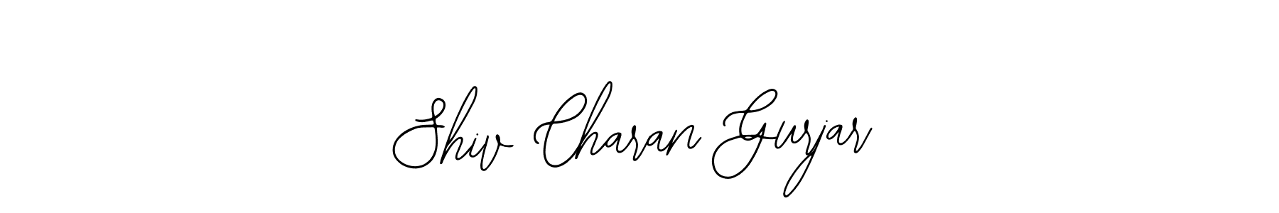 Design your own signature with our free online signature maker. With this signature software, you can create a handwritten (Bearetta-2O07w) signature for name Shiv Charan Gurjar. Shiv Charan Gurjar signature style 12 images and pictures png