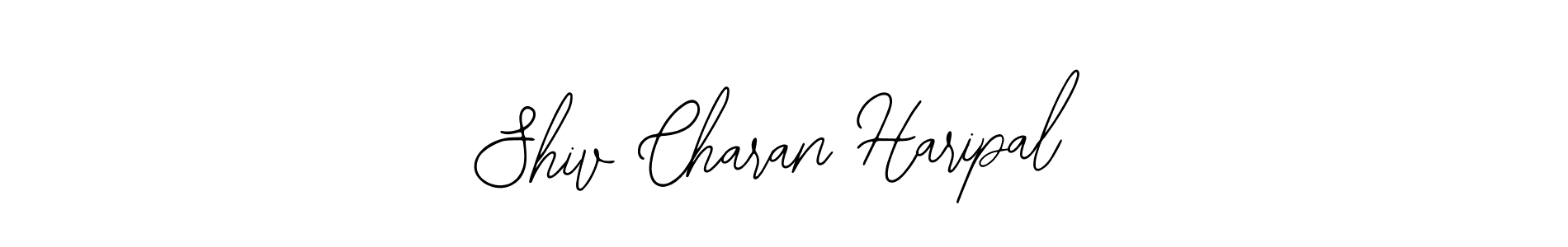 How to Draw Shiv Charan Haripal signature style? Bearetta-2O07w is a latest design signature styles for name Shiv Charan Haripal. Shiv Charan Haripal signature style 12 images and pictures png