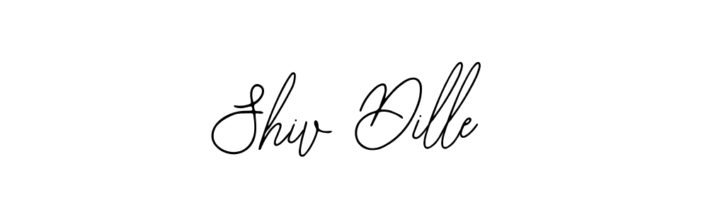 How to make Shiv Dille name signature. Use Bearetta-2O07w style for creating short signs online. This is the latest handwritten sign. Shiv Dille signature style 12 images and pictures png