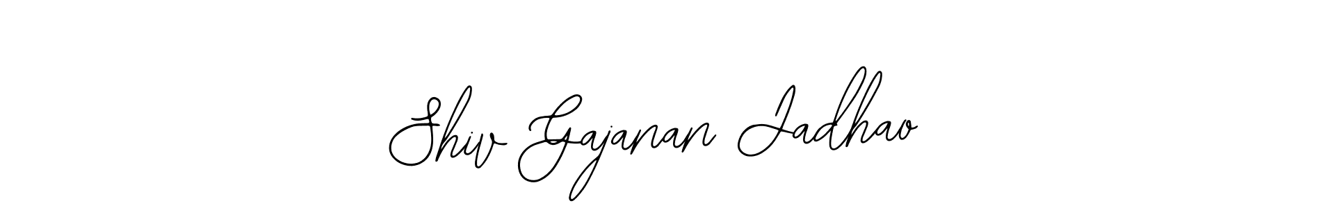 How to make Shiv Gajanan Jadhao name signature. Use Bearetta-2O07w style for creating short signs online. This is the latest handwritten sign. Shiv Gajanan Jadhao signature style 12 images and pictures png