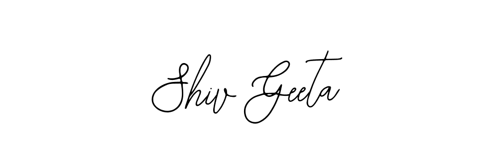 if you are searching for the best signature style for your name Shiv Geeta. so please give up your signature search. here we have designed multiple signature styles  using Bearetta-2O07w. Shiv Geeta signature style 12 images and pictures png