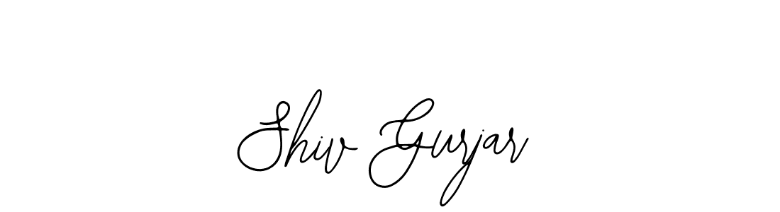 Create a beautiful signature design for name Shiv Gurjar. With this signature (Bearetta-2O07w) fonts, you can make a handwritten signature for free. Shiv Gurjar signature style 12 images and pictures png