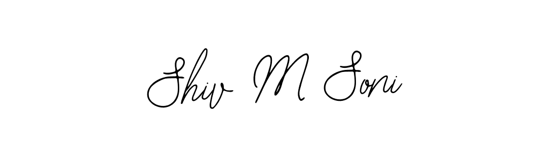 This is the best signature style for the Shiv M Soni name. Also you like these signature font (Bearetta-2O07w). Mix name signature. Shiv M Soni signature style 12 images and pictures png
