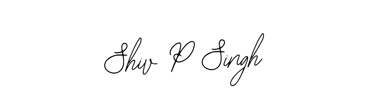 Create a beautiful signature design for name Shiv P Singh. With this signature (Bearetta-2O07w) fonts, you can make a handwritten signature for free. Shiv P Singh signature style 12 images and pictures png