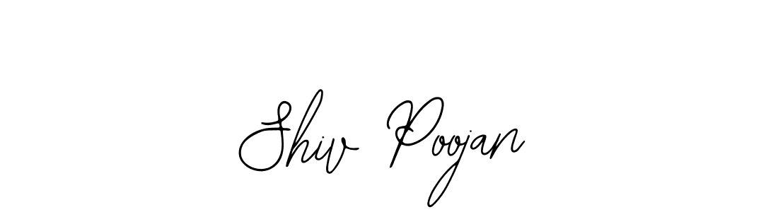 Use a signature maker to create a handwritten signature online. With this signature software, you can design (Bearetta-2O07w) your own signature for name Shiv Poojan. Shiv Poojan signature style 12 images and pictures png