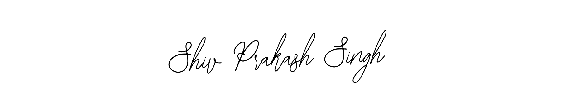 The best way (Bearetta-2O07w) to make a short signature is to pick only two or three words in your name. The name Shiv Prakash Singh include a total of six letters. For converting this name. Shiv Prakash Singh signature style 12 images and pictures png