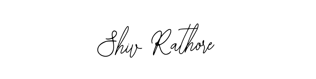 How to make Shiv Rathore name signature. Use Bearetta-2O07w style for creating short signs online. This is the latest handwritten sign. Shiv Rathore signature style 12 images and pictures png