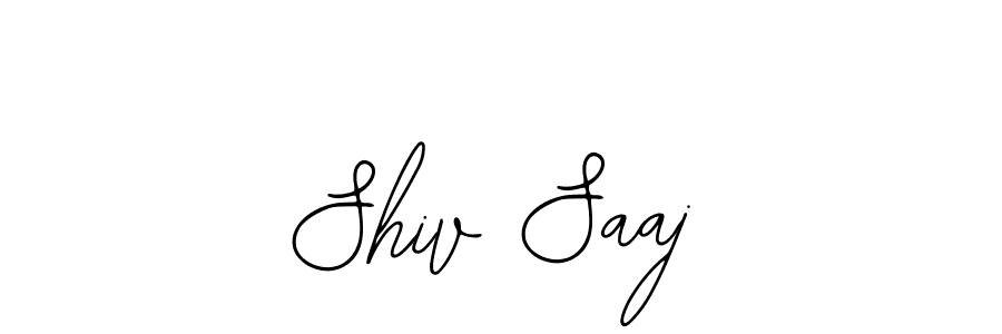 if you are searching for the best signature style for your name Shiv Saaj. so please give up your signature search. here we have designed multiple signature styles  using Bearetta-2O07w. Shiv Saaj signature style 12 images and pictures png