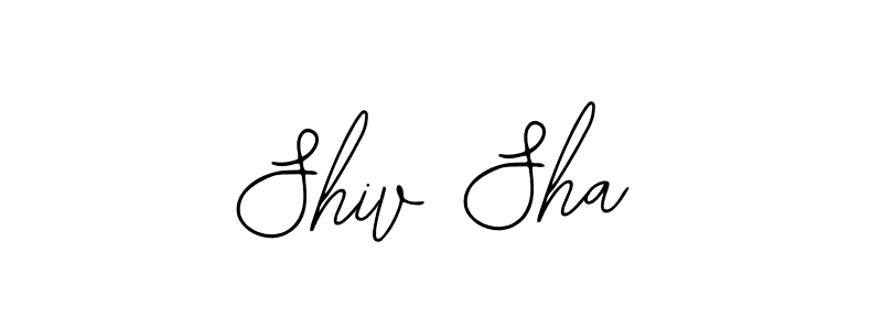 Use a signature maker to create a handwritten signature online. With this signature software, you can design (Bearetta-2O07w) your own signature for name Shiv Sha. Shiv Sha signature style 12 images and pictures png