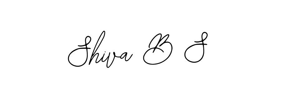 Create a beautiful signature design for name Shiva B S. With this signature (Bearetta-2O07w) fonts, you can make a handwritten signature for free. Shiva B S signature style 12 images and pictures png