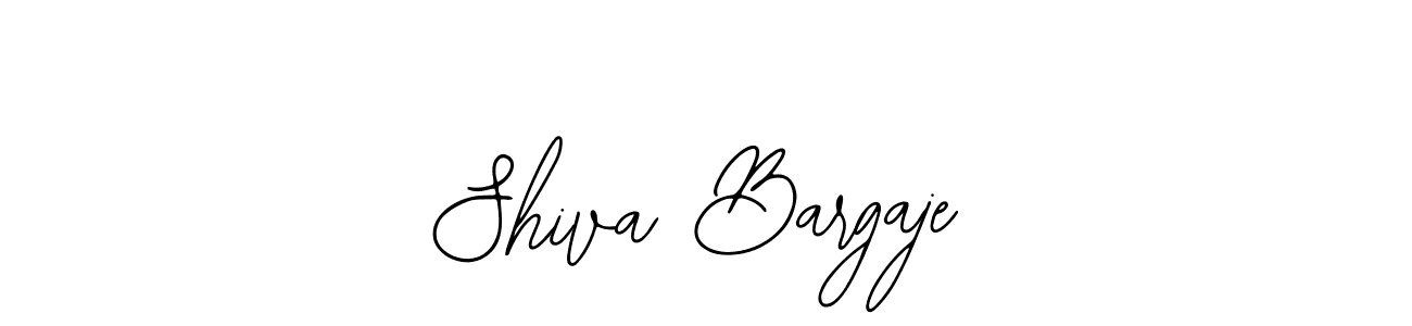 How to make Shiva Bargaje name signature. Use Bearetta-2O07w style for creating short signs online. This is the latest handwritten sign. Shiva Bargaje signature style 12 images and pictures png