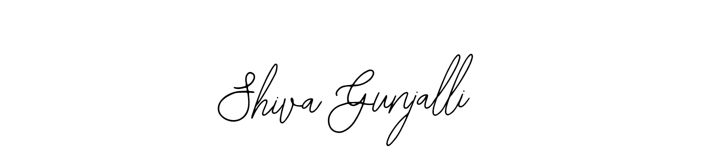 How to make Shiva Gunjalli signature? Bearetta-2O07w is a professional autograph style. Create handwritten signature for Shiva Gunjalli name. Shiva Gunjalli signature style 12 images and pictures png
