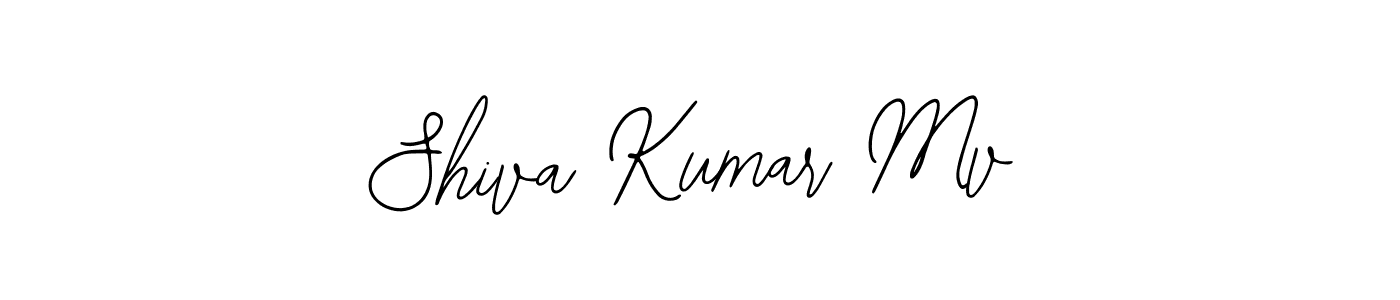 Also we have Shiva Kumar Mv name is the best signature style. Create professional handwritten signature collection using Bearetta-2O07w autograph style. Shiva Kumar Mv signature style 12 images and pictures png