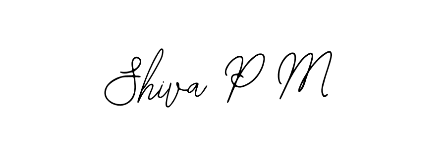 Design your own signature with our free online signature maker. With this signature software, you can create a handwritten (Bearetta-2O07w) signature for name Shiva P M. Shiva P M signature style 12 images and pictures png