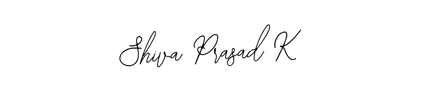 Similarly Bearetta-2O07w is the best handwritten signature design. Signature creator online .You can use it as an online autograph creator for name Shiva Prasad K. Shiva Prasad K signature style 12 images and pictures png