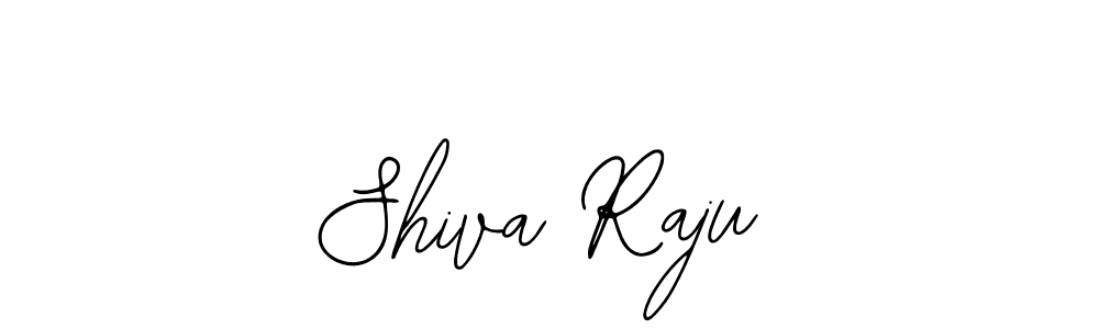 How to make Shiva Raju name signature. Use Bearetta-2O07w style for creating short signs online. This is the latest handwritten sign. Shiva Raju signature style 12 images and pictures png