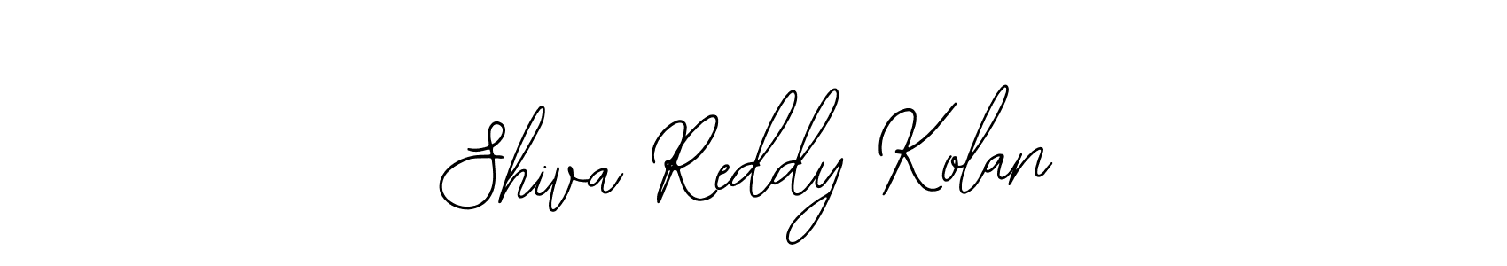 Create a beautiful signature design for name Shiva Reddy Kolan. With this signature (Bearetta-2O07w) fonts, you can make a handwritten signature for free. Shiva Reddy Kolan signature style 12 images and pictures png