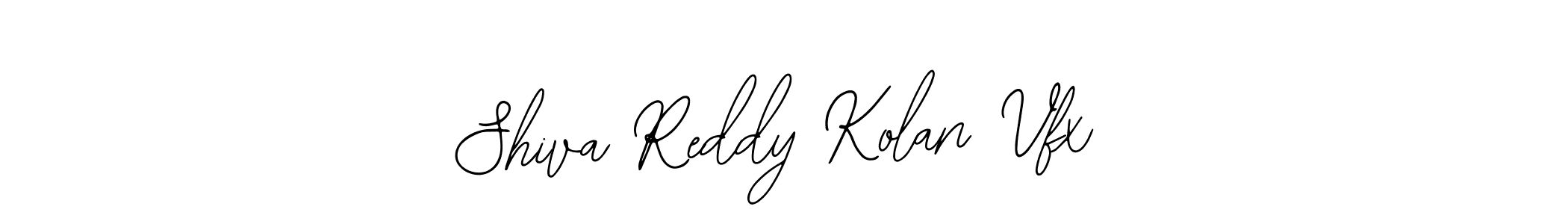 It looks lik you need a new signature style for name Shiva Reddy Kolan Vfx. Design unique handwritten (Bearetta-2O07w) signature with our free signature maker in just a few clicks. Shiva Reddy Kolan Vfx signature style 12 images and pictures png
