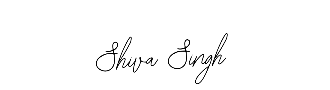 How to make Shiva Singh name signature. Use Bearetta-2O07w style for creating short signs online. This is the latest handwritten sign. Shiva Singh signature style 12 images and pictures png