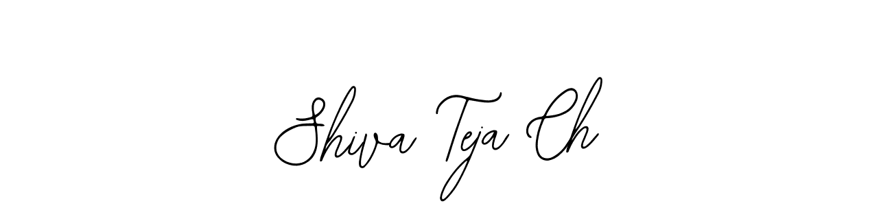 Create a beautiful signature design for name Shiva Teja Ch. With this signature (Bearetta-2O07w) fonts, you can make a handwritten signature for free. Shiva Teja Ch signature style 12 images and pictures png