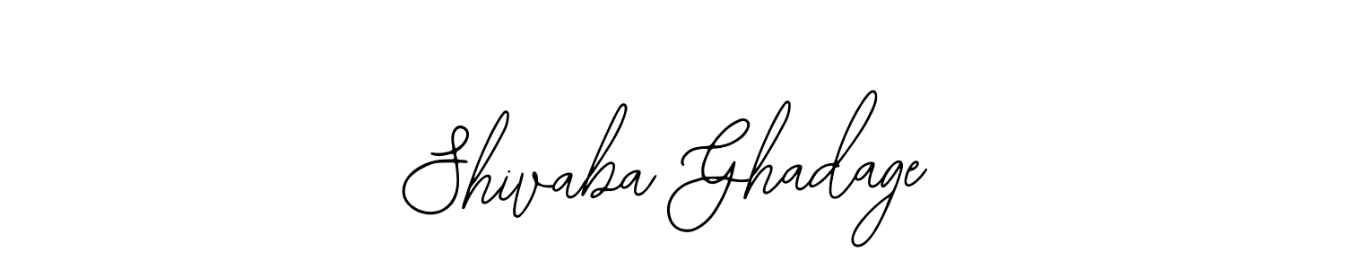 Shivaba Ghadage stylish signature style. Best Handwritten Sign (Bearetta-2O07w) for my name. Handwritten Signature Collection Ideas for my name Shivaba Ghadage. Shivaba Ghadage signature style 12 images and pictures png