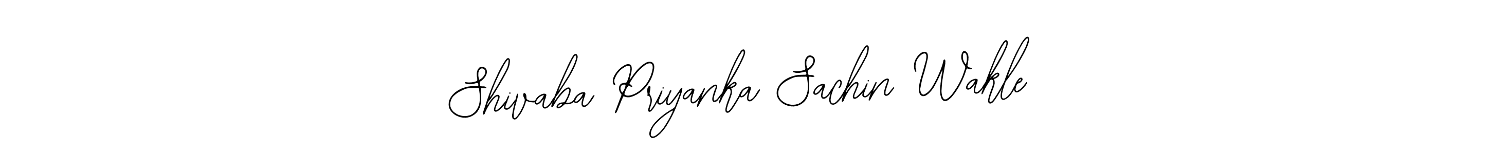 Shivaba Priyanka Sachin Wakle stylish signature style. Best Handwritten Sign (Bearetta-2O07w) for my name. Handwritten Signature Collection Ideas for my name Shivaba Priyanka Sachin Wakle. Shivaba Priyanka Sachin Wakle signature style 12 images and pictures png