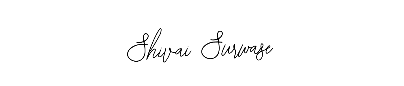 How to make Shivai Surwase name signature. Use Bearetta-2O07w style for creating short signs online. This is the latest handwritten sign. Shivai Surwase signature style 12 images and pictures png