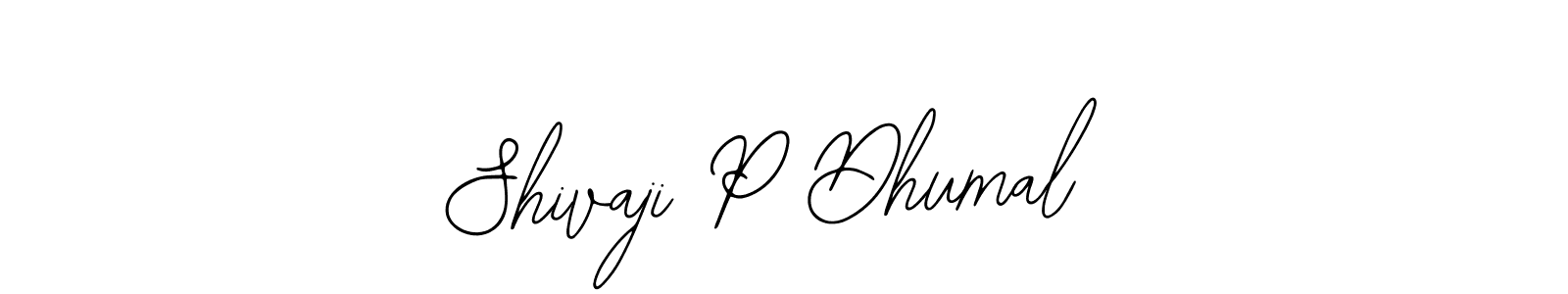 Create a beautiful signature design for name Shivaji P Dhumal. With this signature (Bearetta-2O07w) fonts, you can make a handwritten signature for free. Shivaji P Dhumal signature style 12 images and pictures png