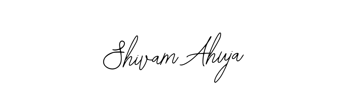 Also we have Shivam Ahuja name is the best signature style. Create professional handwritten signature collection using Bearetta-2O07w autograph style. Shivam Ahuja signature style 12 images and pictures png