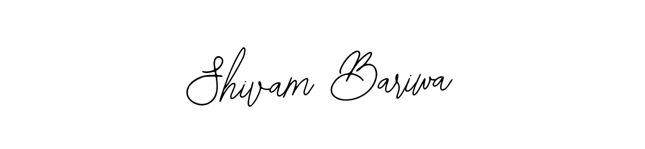 How to make Shivam Bariwa signature? Bearetta-2O07w is a professional autograph style. Create handwritten signature for Shivam Bariwa name. Shivam Bariwa signature style 12 images and pictures png
