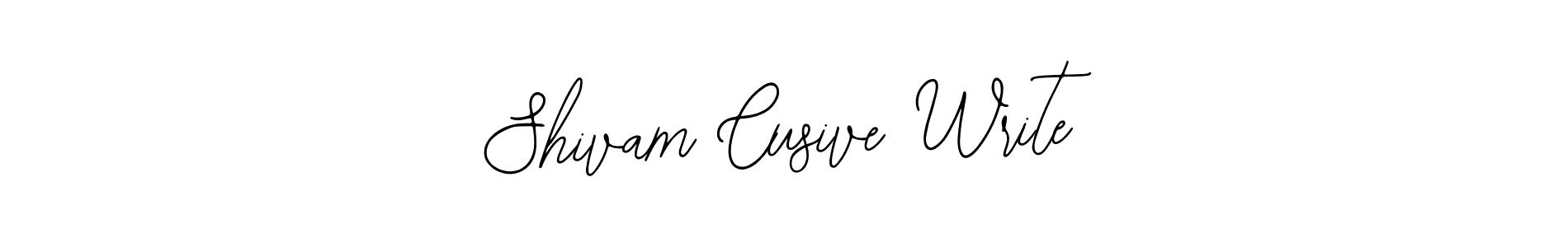 How to make Shivam Cusive Write name signature. Use Bearetta-2O07w style for creating short signs online. This is the latest handwritten sign. Shivam Cusive Write signature style 12 images and pictures png