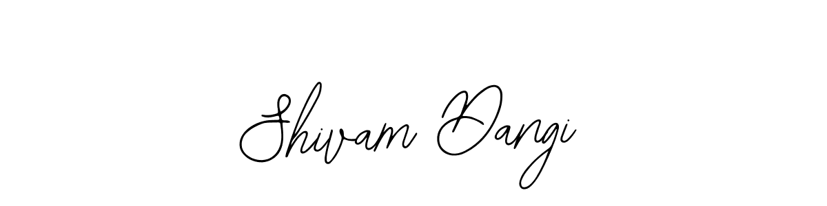 Shivam Dangi stylish signature style. Best Handwritten Sign (Bearetta-2O07w) for my name. Handwritten Signature Collection Ideas for my name Shivam Dangi. Shivam Dangi signature style 12 images and pictures png