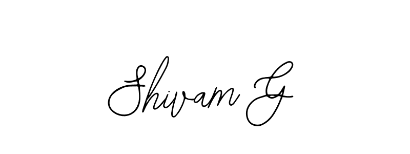 How to Draw Shivam G signature style? Bearetta-2O07w is a latest design signature styles for name Shivam G. Shivam G signature style 12 images and pictures png
