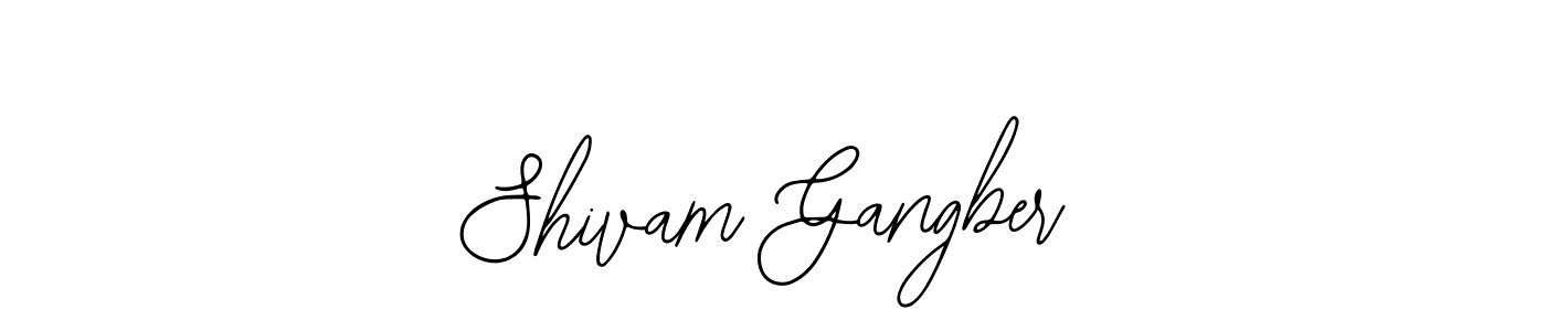 Make a beautiful signature design for name Shivam Gangber. With this signature (Bearetta-2O07w) style, you can create a handwritten signature for free. Shivam Gangber signature style 12 images and pictures png