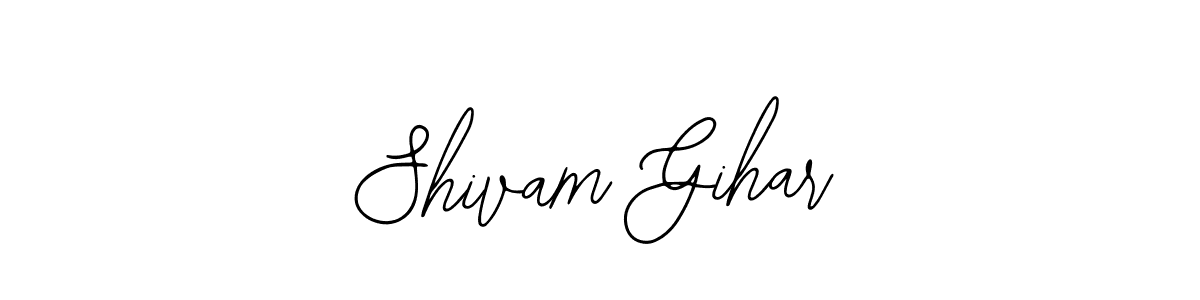 It looks lik you need a new signature style for name Shivam Gihar. Design unique handwritten (Bearetta-2O07w) signature with our free signature maker in just a few clicks. Shivam Gihar signature style 12 images and pictures png