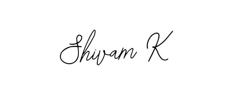 Shivam K stylish signature style. Best Handwritten Sign (Bearetta-2O07w) for my name. Handwritten Signature Collection Ideas for my name Shivam K. Shivam K signature style 12 images and pictures png