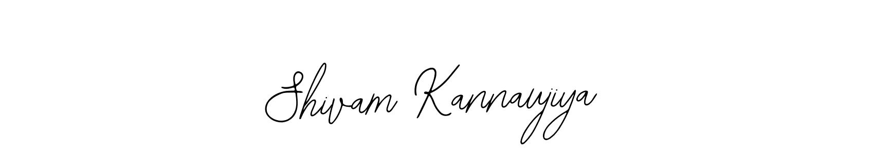 Design your own signature with our free online signature maker. With this signature software, you can create a handwritten (Bearetta-2O07w) signature for name Shivam Kannaujiya. Shivam Kannaujiya signature style 12 images and pictures png