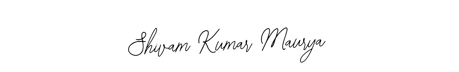 How to make Shivam Kumar Maurya name signature. Use Bearetta-2O07w style for creating short signs online. This is the latest handwritten sign. Shivam Kumar Maurya signature style 12 images and pictures png