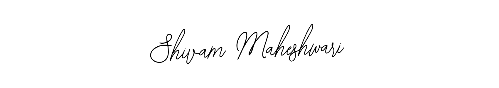 You should practise on your own different ways (Bearetta-2O07w) to write your name (Shivam Maheshwari) in signature. don't let someone else do it for you. Shivam Maheshwari signature style 12 images and pictures png