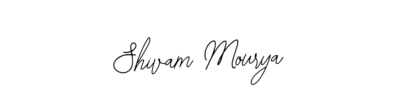 Shivam Mourya stylish signature style. Best Handwritten Sign (Bearetta-2O07w) for my name. Handwritten Signature Collection Ideas for my name Shivam Mourya. Shivam Mourya signature style 12 images and pictures png