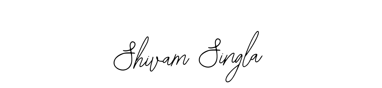 Also You can easily find your signature by using the search form. We will create Shivam Singla name handwritten signature images for you free of cost using Bearetta-2O07w sign style. Shivam Singla signature style 12 images and pictures png