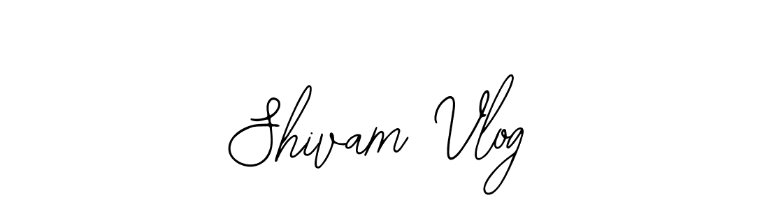 Make a beautiful signature design for name Shivam Vlog. With this signature (Bearetta-2O07w) style, you can create a handwritten signature for free. Shivam Vlog signature style 12 images and pictures png