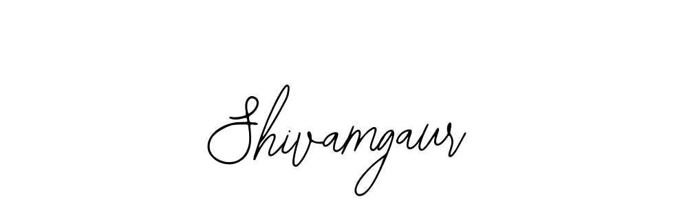 How to make Shivamgaur signature? Bearetta-2O07w is a professional autograph style. Create handwritten signature for Shivamgaur name. Shivamgaur signature style 12 images and pictures png