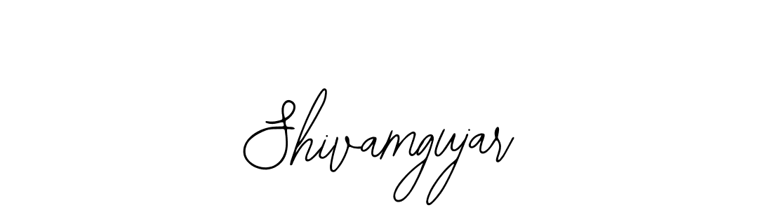 Make a beautiful signature design for name Shivamgujar. With this signature (Bearetta-2O07w) style, you can create a handwritten signature for free. Shivamgujar signature style 12 images and pictures png