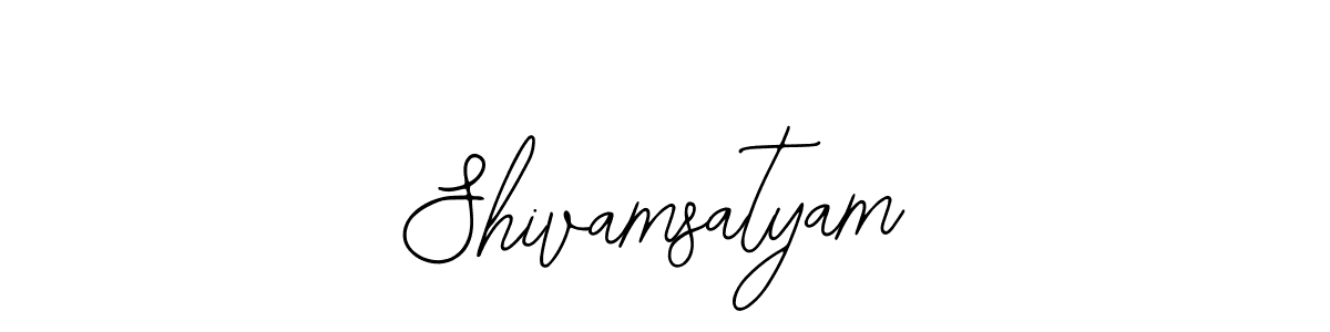 Create a beautiful signature design for name Shivamsatyam. With this signature (Bearetta-2O07w) fonts, you can make a handwritten signature for free. Shivamsatyam signature style 12 images and pictures png