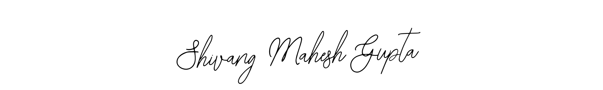 Create a beautiful signature design for name Shivang Mahesh Gupta. With this signature (Bearetta-2O07w) fonts, you can make a handwritten signature for free. Shivang Mahesh Gupta signature style 12 images and pictures png