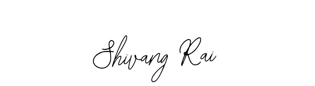 How to make Shivang Rai name signature. Use Bearetta-2O07w style for creating short signs online. This is the latest handwritten sign. Shivang Rai signature style 12 images and pictures png