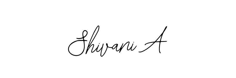if you are searching for the best signature style for your name Shivani A. so please give up your signature search. here we have designed multiple signature styles  using Bearetta-2O07w. Shivani A signature style 12 images and pictures png